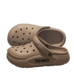 2026 New Couple Outdoor Casual Beach Sandals EVA Material Fashionable Large Size Slippers women's Two-Use Hole Hole Sandals