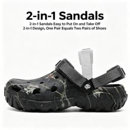 Summer Men Sandals Home Garden Shoes Comfortable Lightweight EVA Slippers Non-Slip Soft Bottom Indoor Flip Flop Outdoor Clogs