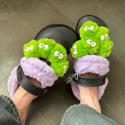 5 Pieces of Colorful Pom-Pom DIY Fashion Shoes and Accessories Are Suitable for Geta Sandals and Party Gifts