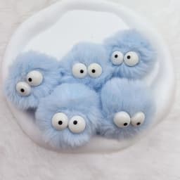 5 Pieces of Colorful Pom-Pom DIY Fashion Shoes and Accessories Are Suitable for Geta Sandals and Party Gifts