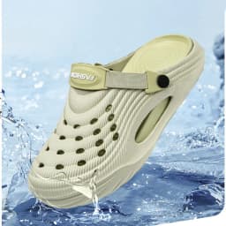 Fashion 2026 Mix Color Men's Comfortable Thick Platform Clogs Summer Beach Outside Couple Slippers Soft Sole EVA Sandals Slides