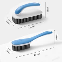 Soft Nylon Cleaning Shoe Brush Set - Wear Resistant Cleaning Tools - Gentle Scrub Brushes for Shoe Laundry Garment Stain Removal