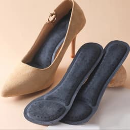 1 Pair Women’s Anti-Slip Shock-Absorbing Insoles | Soft Self-Adhesive Shoe Cushions with Odor Control for High Heels, Pumps