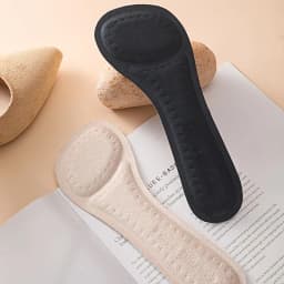 1 Pair Women’s Anti-Slip Shock-Absorbing Insoles | Soft Self-Adhesive Shoe Cushions with Odor Control for High Heels, Pumps