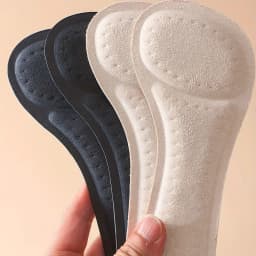 1 Pair Women’s Anti-Slip Shock-Absorbing Insoles | Soft Self-Adhesive Shoe Cushions with Odor Control for High Heels, Pumps