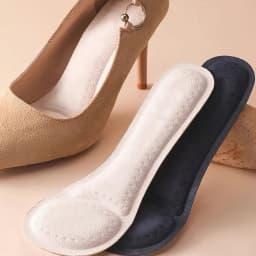 1 Pair Women’s Anti-Slip Shock-Absorbing Insoles | Soft Self-Adhesive Shoe Cushions with Odor Control for High Heels, Pumps