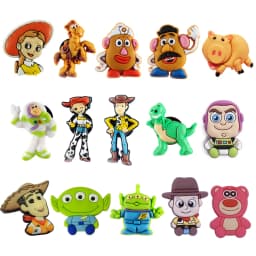 15-46Pcs Toy Story Shoe Charms Cartoon Shoes Decoration Accessories Buckle For Clog Sandal Wristband Bag
