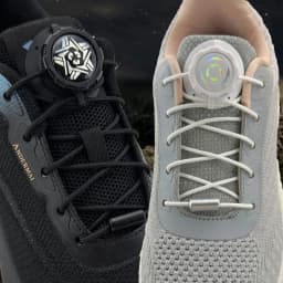 Upgraded No‑Tie Automatic Sneaker Laces Thick Rope Shoelaces with Swivel Metal Capsule Buckles Easy Installation