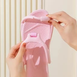 Foldable Travel Slippers Unisex EVA Flip Flops Hotel Non Slip Women Men Bathroom Indoor Slides Portable Lightweight Comfortable