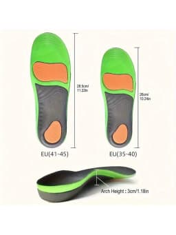 Arch Support Insoles Sports Shock Absorption Elastic Wear Resistant Orthopedic Flatfoot Insoles Feet Foot Pad