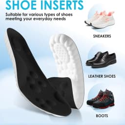 4D Cloud Insoles for Men Women Shock Absorption Inserts Soft Memory Foam Insoles for Shoes Boots Sneaker 1Pair/3Pair/5Pair/8Pair