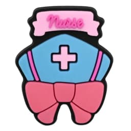 Random 10-50Pcs Pink Doctor Nurse Series Shoe Charms For Sandals,Shoe Decoration Accessories Shoe Pins Great Gift For Men Women