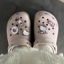[5pcs Kitty Charms] Cute Kitty Cat Alloy Shoes Charms Cartoon Removable Accessories Shoe Flower Shoe Buckle Accessories Set