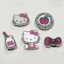 [5pcs Kitty Charms] Cute Kitty Cat Alloy Shoes Charms Cartoon Removable Accessories Shoe Flower Shoe Buckle Accessories Set