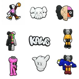 Hot sales 1-18pcs Hot Toys Cartoon Series PVC Shoe Accessories DIY Creativity Detachable Sandal Wristbands Party Decorations