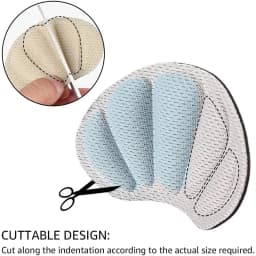 3Pairs Heel Inserts for Shoes Too Big Reduce Size Filler Sneakers High Heels Pain Relief Insole Anti-Wear Feet Heel Protector