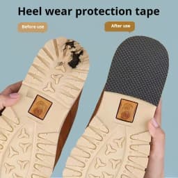 Anti-Slip Grip Tape for Shoe Soles – Wear-Resistant, DIY, Freely Trimmable, Wave Texture, Super Sticky, Non-Slip Silent Heel Pad