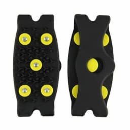 5/1 Pair 5 Stud Anti Slip Ice Snow Claw Grips Crampon Cleats for Hiking Boots Men Women Winter Traction Spikes Shoe Covers