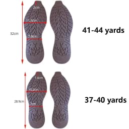 1Pair Anti-skid DIY Replacement Shoes with Thickened Rubber Soles to Repair Wear-resistant Rubber Anti-wear Patches
