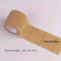 5 Rolls of Self-Adhesive Toe Protectors——Elastic Fabric, Prevents Friction from High Heels and Shoes, Breathable and Portable, Suitable for Outdoor, Sports, Travel, Office, and Home Use