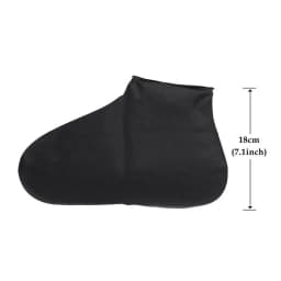 Elastic Waterproof Shoe Cover Outdoor Rain Boots Silicone Anti Slip Rain Shoe Cover PVC Portable Mid Thickened Latex Shoe Cover