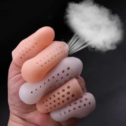 5/20pc Transparent Breathable Sleeve Finger Protector Silicone Anti-Friction Toe Caps Prevent Blisters Cover Protector Foot Care