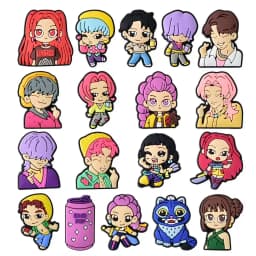 Hot Toys Cartoon 16-100pcs Shoe Charms For Sandals,Shoe Decoration Accessories Shoe Pins Great Gift For Men Women