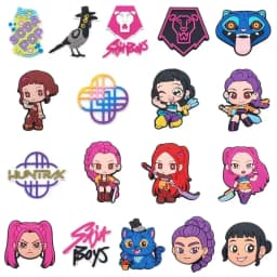 Hot Toys Cartoon 16-100pcs Shoe Charms For Sandals,Shoe Decoration Accessories Shoe Pins Great Gift For Men Women