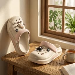 Summer Clogs Women Cute 3D Charms Garden Sandals Lightweight Soft EVA Beach Slippers Outdoor Non Slip Fashion Thick Sole Shoes