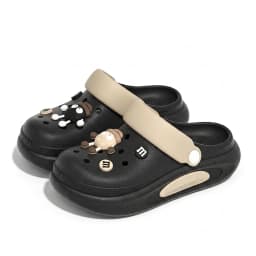 Summer Clogs Women Cute 3D Charms Garden Sandals Lightweight Soft EVA Beach Slippers Outdoor Non Slip Fashion Thick Sole Shoes