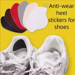 4 Pieces of Ultra-Thin Sports Shoe Heel Repair Self-Adhesive Repair Subsidy Welding Glue Shoe Heel Hole Anti-Wear Patch Patch