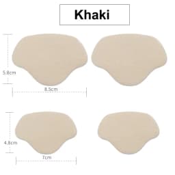 4 Pieces of Ultra-Thin Sports Shoe Heel Repair Self-Adhesive Repair Subsidy Welding Glue Shoe Heel Hole Anti-Wear Patch Patch