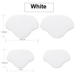 4 Pieces of Ultra-Thin Sports Shoe Heel Repair Self-Adhesive Repair Subsidy Welding Glue Shoe Heel Hole Anti-Wear Patch Patch