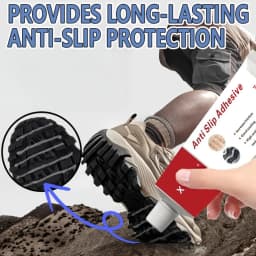 Anti-Slip Adhesive, High Traction Grip Enhancer Easy Apply Durable Essential for All Footwear Non-slip Solution on Wet/Rainy/Ice