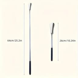 1PC Retractable Stainless Steel Elderly Shoe Puller, Shoe Assistant, Suitable for Both Men and Women , Schoenlepel, Shoe Horn