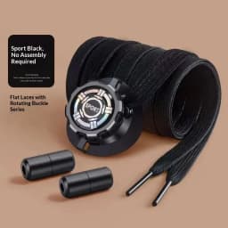 Automatic Shoe laces Flat Shoelace casual shoes Sneakers No Tie Shoelaces Swivel Buckle Laces Adults Kids unisex shoe accessorie