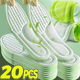 1/10pairs Unisex Memory Foam Orthopedic Insoles Deodorizing for Shoes Sports Absorbs Sweat Soft Antibacterial Shoe Accessories