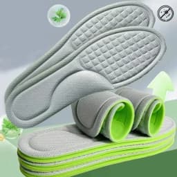 1/10pairs Unisex Memory Foam Orthopedic Insoles Deodorizing for Shoes Sports Absorbs Sweat Soft Antibacterial Shoe Accessories