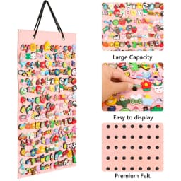 100/180 Hole Shoe Decoration Storage Container, Hanging Shoe Decoration Display, Halloween and Christmas Season Gift Decorations