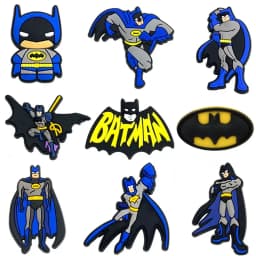 9-100PCS Hot Toys Cartoon Shoe Charms DIY Clog Sandals Wristband Bracelets Decoration Shoes Accessories Buckle for Boys Girls