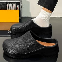 Hotel Kitchen Non-slip Oil-resistant Chef's Shoes Casual Flat Work Safe Men's Shoes Summer Breathable Comfortable Plus Size 47