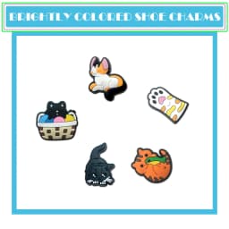 21Pcs Cute Cat Series Shoe Charms For Shoe Key Chain Sandals Beach Bags, PVC DIY Shoe Decorations Accessories Shoes Pins