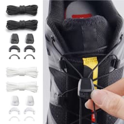 Quick Lace Kit No Tie Round Tennis Shoe Laces Without Ties Adult Kids Quality Running Sneakers Shoelaces for Salomon