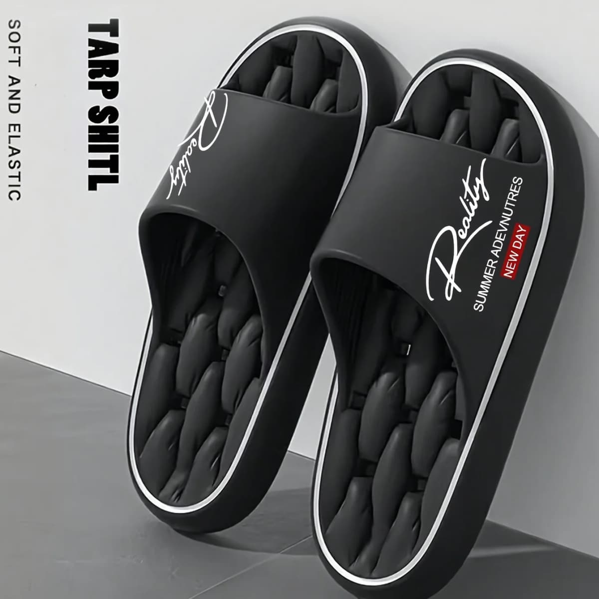 Summer innovative design EVA men's shoes, soft and lightweight home slippers, suitable for indoor and outdoor leisure activities