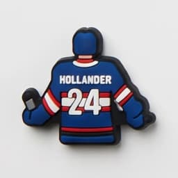 1-20Pcs Ice Hockey Character Adult PVC Garden Shoes Buckle Charms Canadian Sport Sandal Accessories DIY Fashion Bracelet