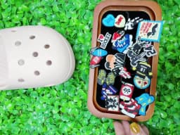 1-20Pcs Ice Hockey Character Adult PVC Garden Shoes Buckle Charms Canadian Sport Sandal Accessories DIY Fashion Bracelet