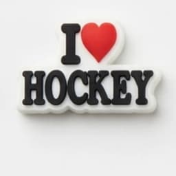 1-20Pcs Ice Hockey Character Adult PVC Garden Shoes Buckle Charms Canadian Sport Sandal Accessories DIY Fashion Bracelet