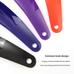NEW 16cm Single Piece Short Handle Plastic Shoe Horn Handle Shoehorn Advanced Solid Home Use Travel Portable Shoe Spatula Lifter