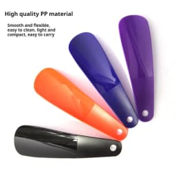 NEW 16cm Single Piece Short Handle Plastic Shoe Horn Handle Shoehorn Advanced Solid Home Use Travel Portable Shoe Spatula Lifter