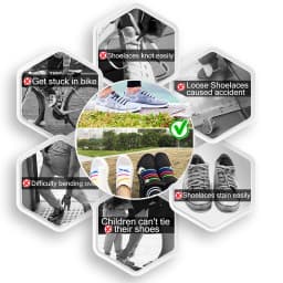 16pcs/lot No Tie Shoelace Lacing Special Silicone Elastic Shoelaces Kid Adult Sneakers Quick Shoe Lace Creative Lazy Rubber Lace